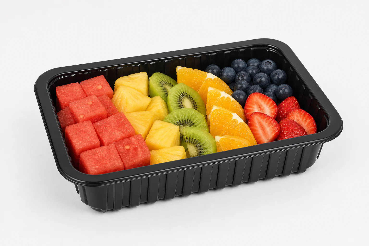 PREMIUM BLACK FOOD TRAY